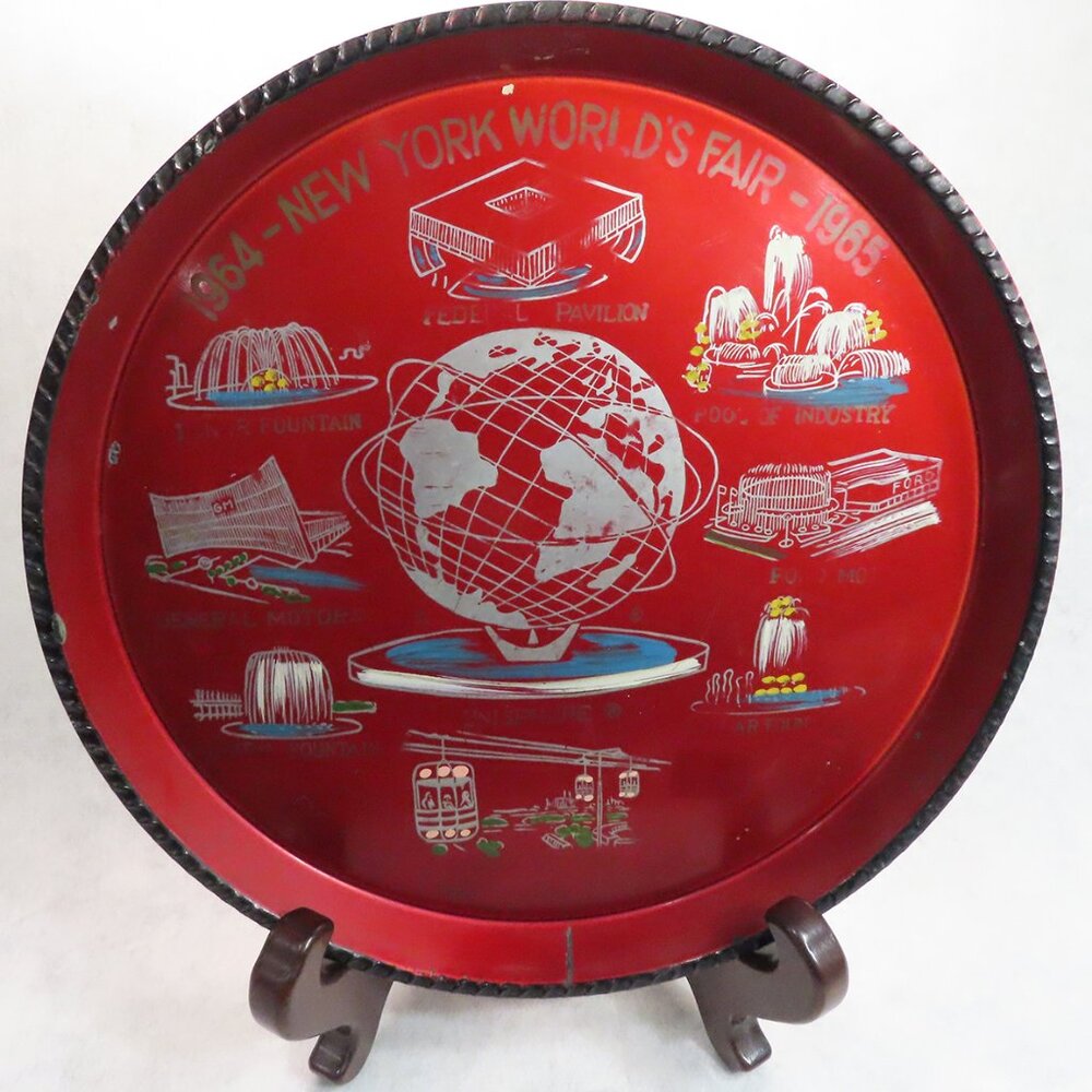 World's Fair Souvenir Tray -  New York 1964
